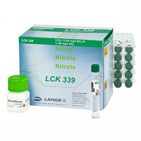LCK 339 кюветный тест для определения нитратов 0,23-13,5 мг/л NO₃-N, 25 тестов
