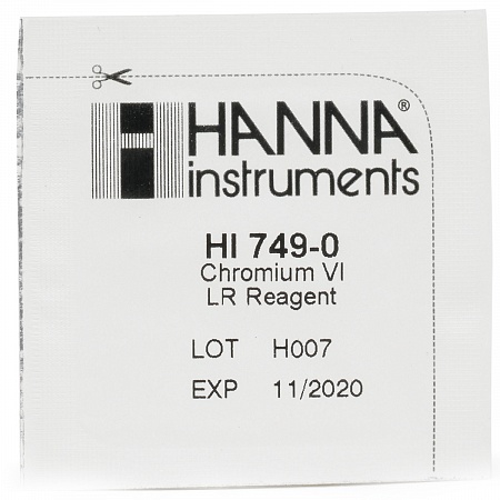 HI 749-25 реагенты на хром VI, 0-300 мкг/л, 25 тестов