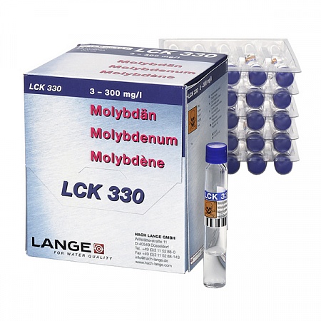 LCK330 кюветный тест для определения молибдена 3-300 мг/л Mo, 24 теста