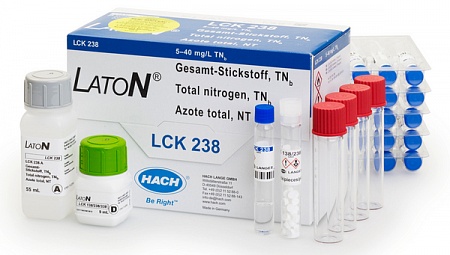 LCK 238 кюветный тест для определения общего азота 5-40 мг/л, 25 тестов