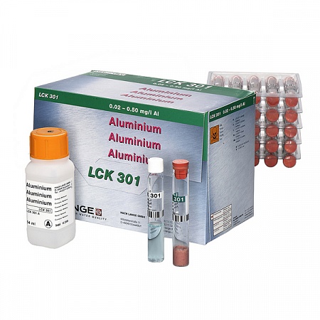 LCK 301 кюветный тест для определения алюминия 0,02-0,5 мг/л Al, 24 теста