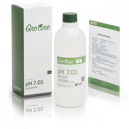 HI 7007-050 Калибровочный буфер GroLine pH 7.01 (500 мл)