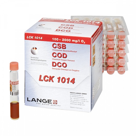LCK 1014 кюветный тест для определения ХПК для образцов с высоким содержанием хлоридов, 25 тестов