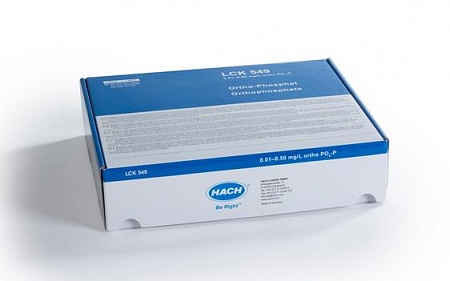 LCK 549 кюветный тест для определения ортофосфатов 0,01 – 0,5 мг/л PO₄-P, 20 тестов