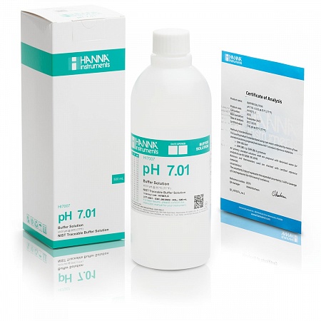 HI 7007 L/C Калибровочный раствор pH 7,01 (500 мл)