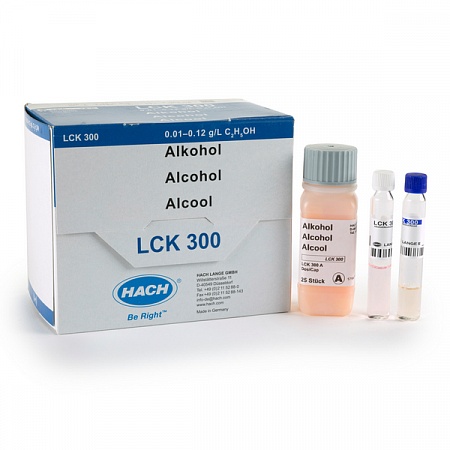 LCK 300 кюветный тест для определения алкоголя 0,01-0,12 г/л, 24 теста