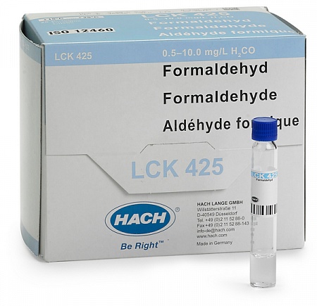 LCK 425 кюветный тест для определения формальдегида 0,5-10 мг/л HCO, 25 тестов
