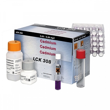 LCK 308 кюветный тест для определения кадмия 0,02-0,3 мг/л Cd, 25 тестов